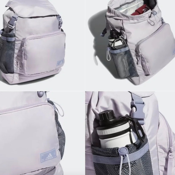 adidas Saturday Sport Fashion Backpack, BOS Mini Monogram Wonder - Picture 3 of 8